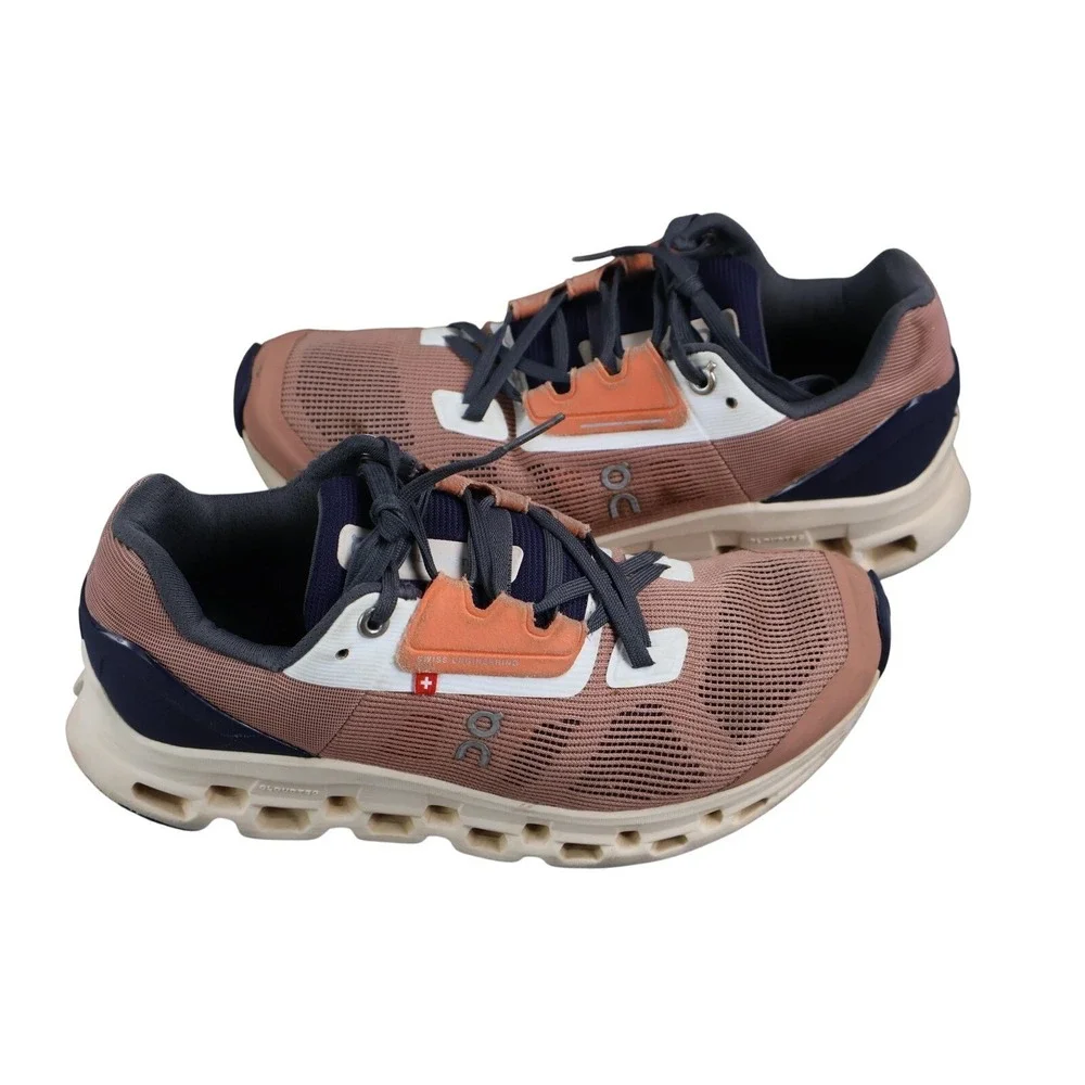 On Cloud Shoes Womens Size 7 Pink‎ CloudTec Running Sneakers Cushioned Padded